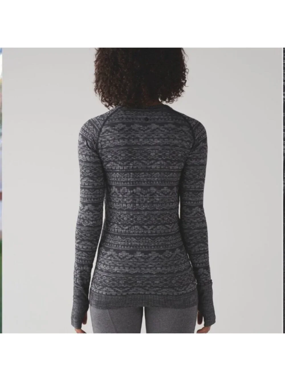 Lululemon Rest less Pullover Heathered Black
